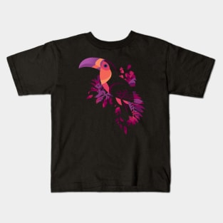 Toucan Silhouette 3 Kids T-Shirt